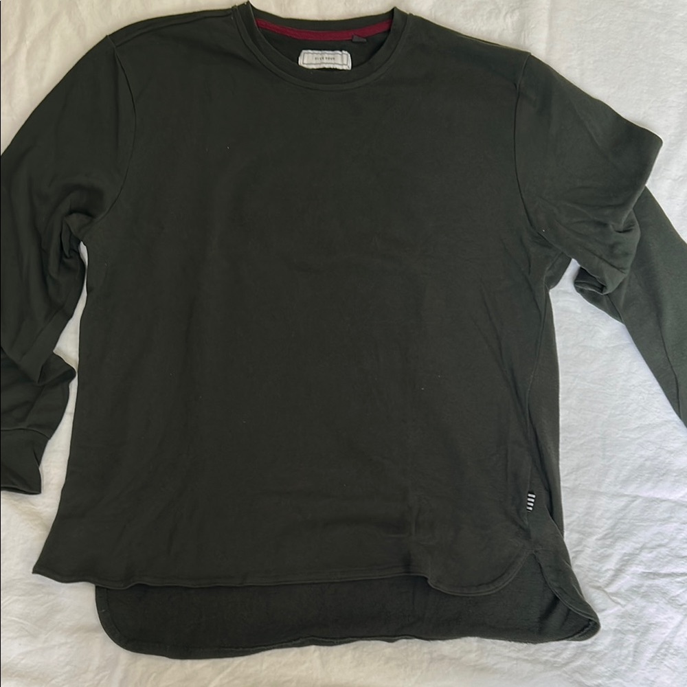Five Four Black Long Sleeve Tee Minimalist Design